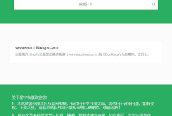 WordPress星宇前端主题v1.1