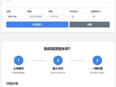 在线图片加水印工具网站源码
