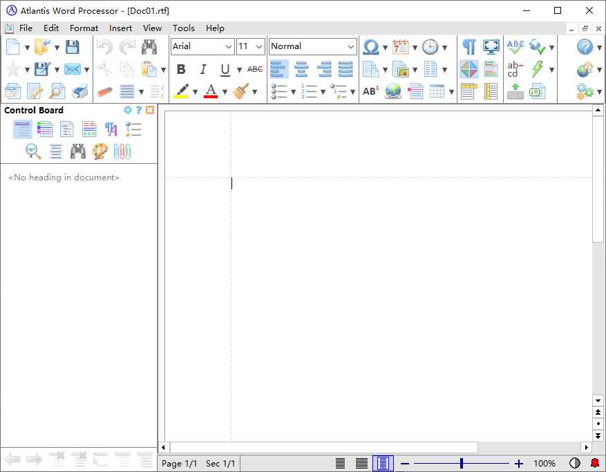 Atlantis Word Processor 文字处理软件 v4.4.4.8 便携版  第1张
