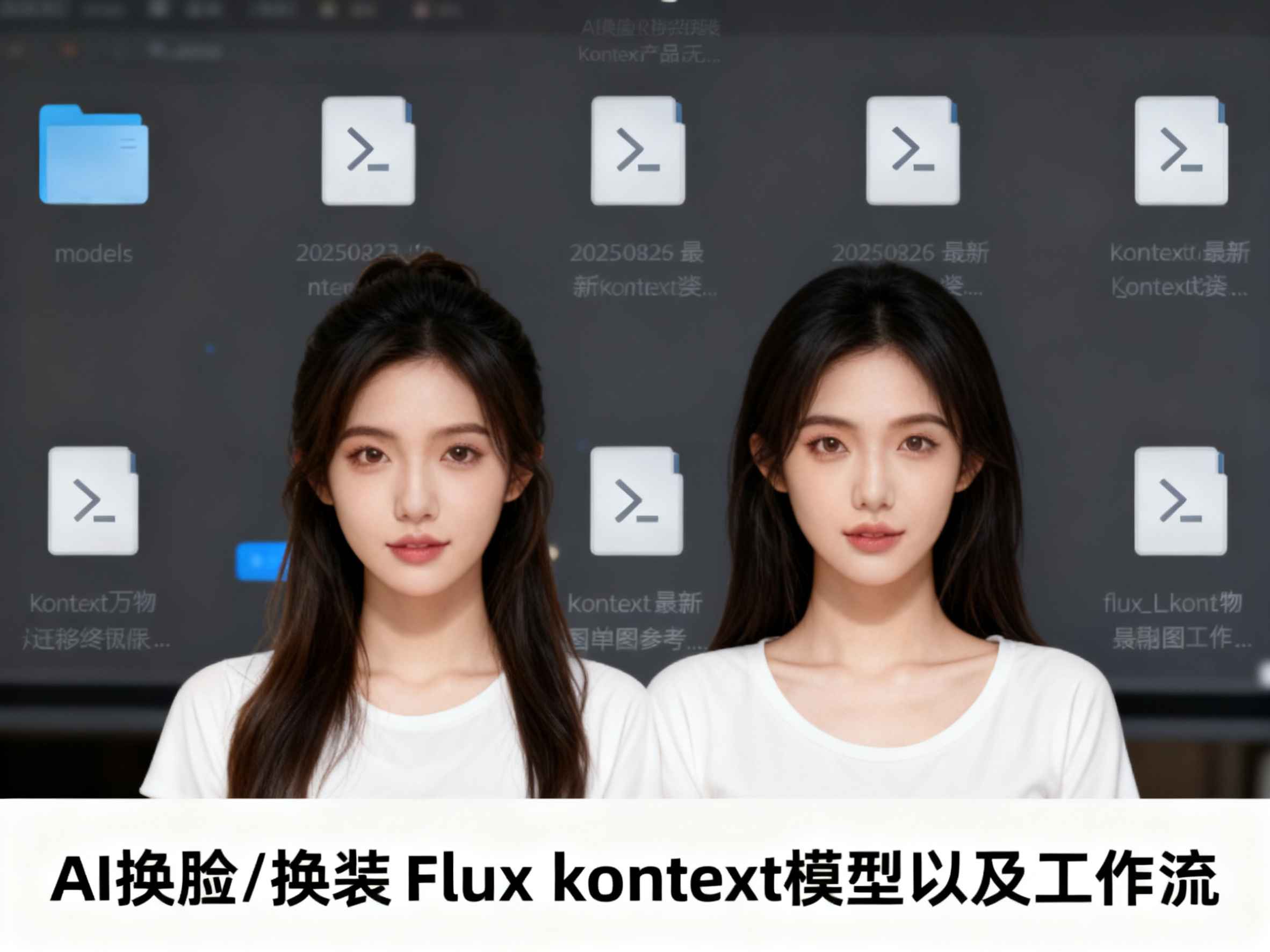 （AI换脸/换装）Flux kontext模型以及工作流  第1张